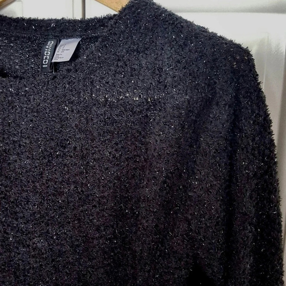 H&M Sparkly Soft Dressy Holiday Party Sweater - Picture 2 of 7